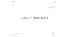 Desktop Screenshot of capricornholdings.com