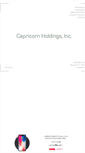 Mobile Screenshot of capricornholdings.com